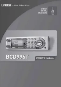 Using the BCD996T with a GPS