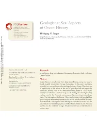 Aspects of Ocean History