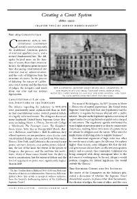 Creating a Court System 1880-1910