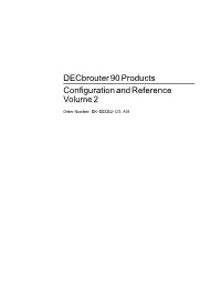 Decbrouter 90 Products Configuration and Reference