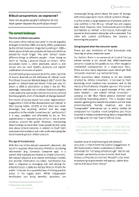 Ethical Consumerism: an Oxymoron? with Many Arguing for More Radical, Systemic Change