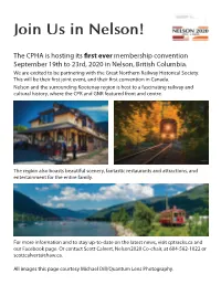 Join Us in Nelson!