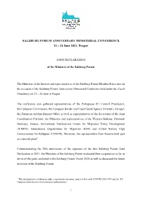 Joint Declaration