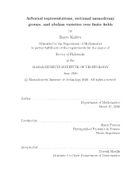 Arboreal Representations, Sectional Monodromy Groups