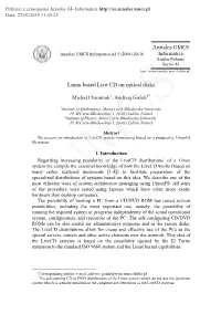 Linux Based Live CD on Optical Disks
