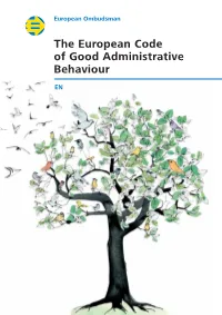 The European Code of Good Administrative Behaviour