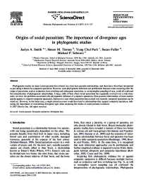 The Importance of Divergence Ages in Phylogenetic Studies