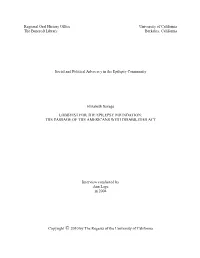 Top of Page Interview Information--Different Title