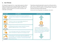 5. Our Policies