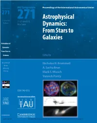 Astrophysical Dynamics: from Stars to Galaxies