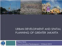 Jakarta Metropolitan Region Policy Analysis