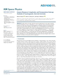 Jensen-Shannon Complexity and Permutation Entropy Analysis Of