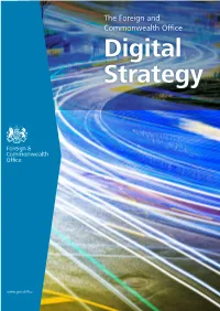 The Foreign and Commonwealth Office Digital Strategy