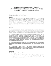 Guidelines for Implementing Article 11 of the Convention