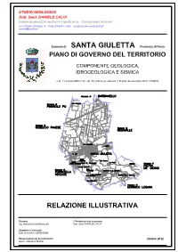 PV) Studio Geologico - Tecnico Territoriale a Supporto Del P.G.T
