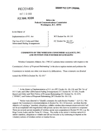 RECEIVED DOCKET FILE Copy ORIGINAL