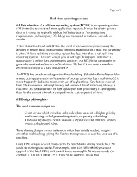 (RTOS) Is an Operating System (OS) Intended to Serve Real-Time Application Requests