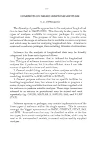 Comments on Micro Computer Software (Pdf 1.2