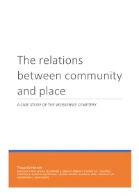 The Relations Between Community and Place