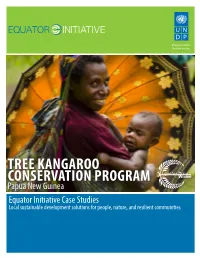 Tree Kangaroo Conservation Program