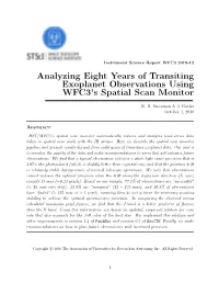 Analyzing Eight Years of Transiting Exoplanet Observations Using WFC3’S Spatial Scan Monitor