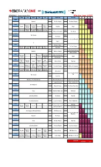 Siriusxm-Schedule.Pdf