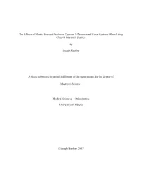 The Effects of Elastic Size and Archwire Type on 3-Dimensional Force Systems When Using Class II Interarch Elastics