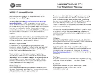 TURF REPLACEMENT PROGRAM MMWD LYL Approved Plant List