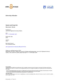 University of Dundee Ossian and Visual Art Macdonald, Murdo