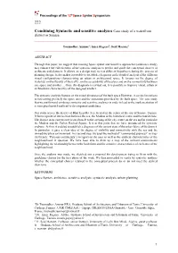 222 Combining Syntactic and Sensitive Analyses Case Study of a Waterfront
