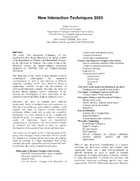 CHI'94 Format Description