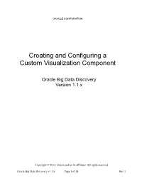Creating and Configuring a Custom Visualization Component