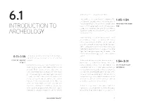Introduction to Archeology