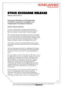 STOCK EXCHANGE RELEASE February 4, 2009 at 8.30 A.M