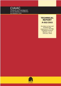 Technical Report A-002/2003