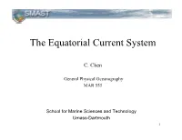 The Equatorial Current System