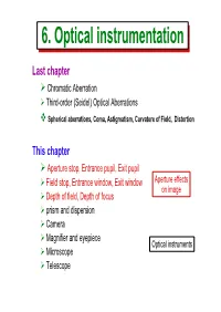 6-1 Optical Instrumentation-Stop and Window.Pdf