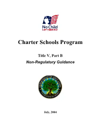 Charter Schools Program