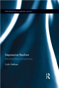 Depressive Realism, Colin Feltham (Routledge, 2017)
