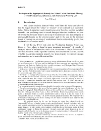 DRAFT Damages As the Appropriate Remedy for “Abuse” of an Easement: Moving Toward Consistency, Efficiency, and Fairness in P