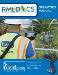 RMLD-CS Operator Manual 2 © 2021 Heath Consultants Incorporated