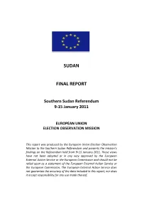 Sudan Final Report