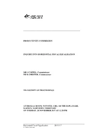 Transcript of Proceedings