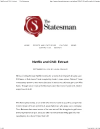 Netflix and Chill: Extract (2016-09-26)