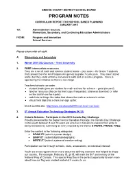 Program Notes