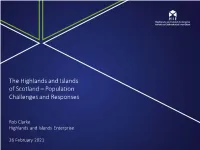 The Highlands and Islands of Scotland – Population Challenges and Responses