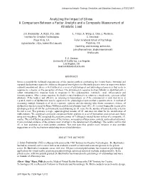 Analyzing the Impact of Stress- a Comparison Between a Factor