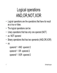 Bitwise Operators