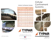 Cellular Confinement Systems