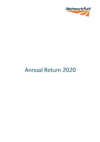 Network Rail Infrastructure Limited – Annual Return 2020 719 KB